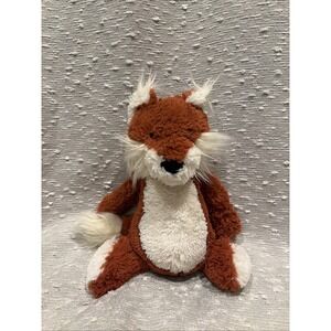 Soft Jellycat London Bashful Fox 12" Plush Stuffed Animal Orange Brown